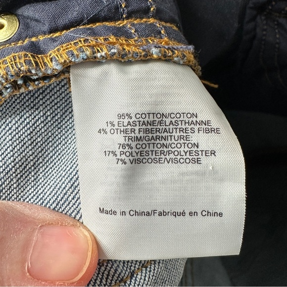 Tory Burch Connor Crop Fringe Hemmed Jeans Size 26 Beach Vacation Resort Holiday - Picture 6 of 13